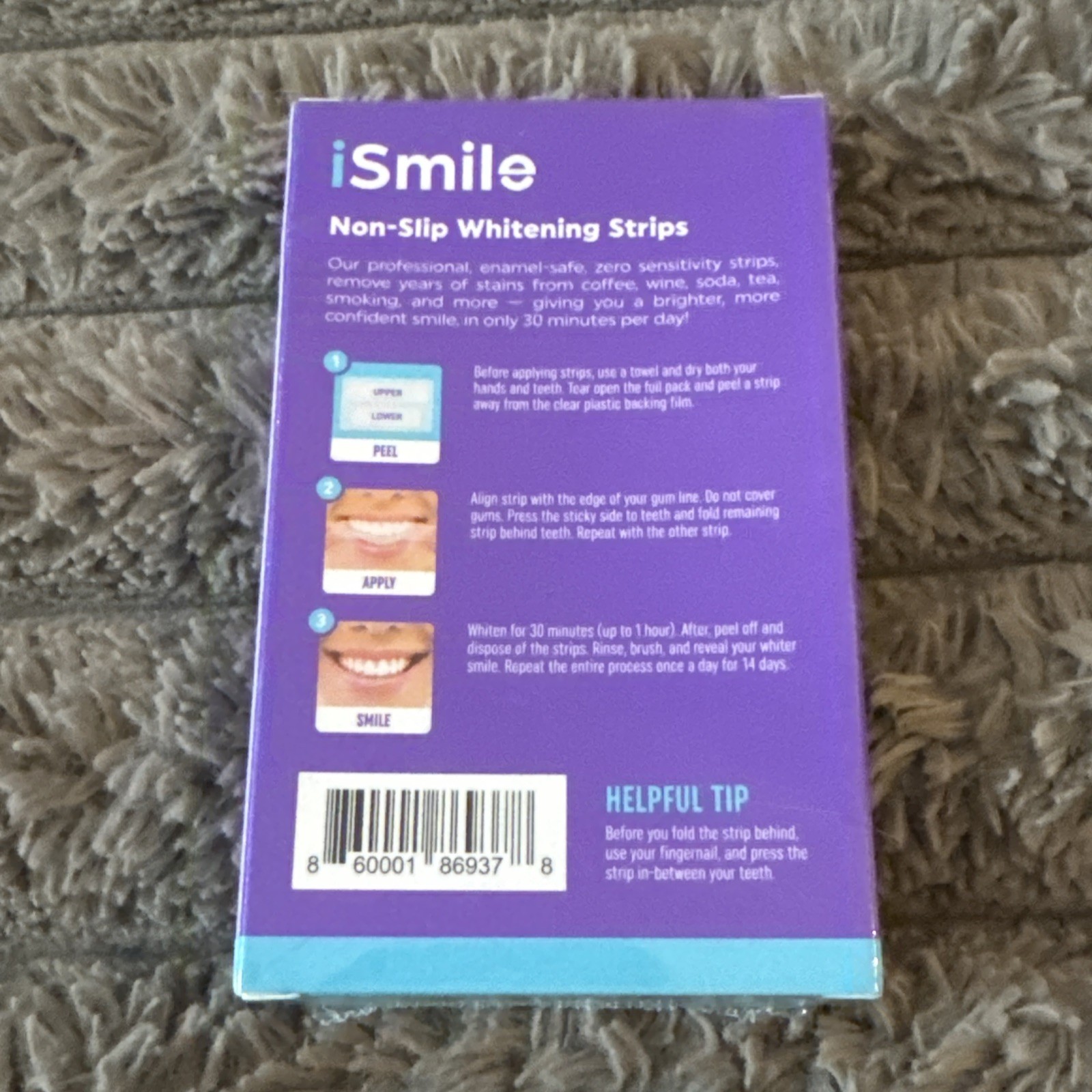 iSmile Teeth Whitening Strips 28 Strips Coconut Oil - 5 Boxes (140 Strips)