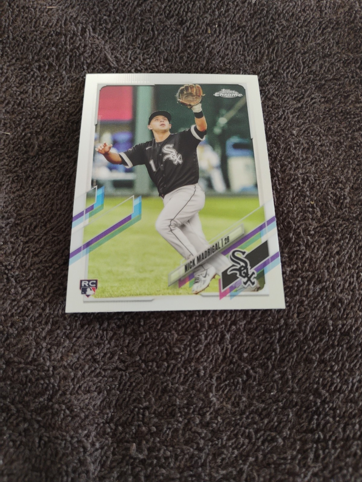 2021 Topps Chrome Nick Madrigal Chicago White Sox Rookie Baseball Card #79