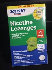 Nicotine Polacrilex Lozenges, 4 Mg, Mint Flavor, 168 Count