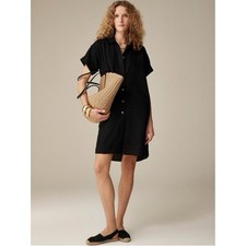J Crew Capitaine Shirt-dress In Linen