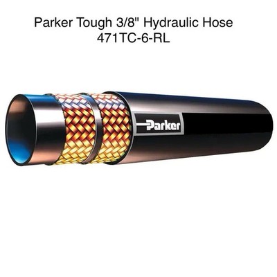 Parker 471TC-6-RL Hydraulic Hose 3/8  ID x 0.68  OD 5000 PSI   Sold by Foot