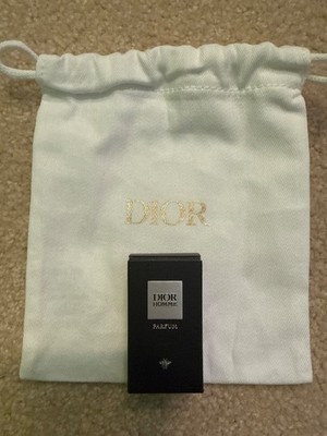 Dior Homme Parfum Men  0.25oz/7.5mL Mini/Travel with DIOR pouch