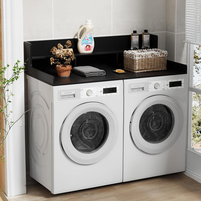 Two-Layer Foldable Washer Dryer Countertop, 27.5'' X 54'' Laundry Countertop W/Non