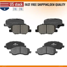 Front Rear Ceramic Brake Pads Kit for Mitsubishi Outlander Sport 2013-2024 RVR