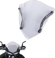 Windshield Deflector with Bracket Double Bubble Windscreen Fit for 2020 Smoke