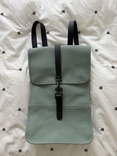 NWOT Rains Unisex Olive Green Backpack