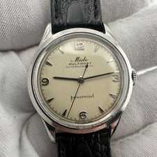 OROLOGIO UOMO AUTOMATICO MIDO MULTIFORT POWER WIND CASSA ACCIAIO INOX 31MM - FUNZIONANTE