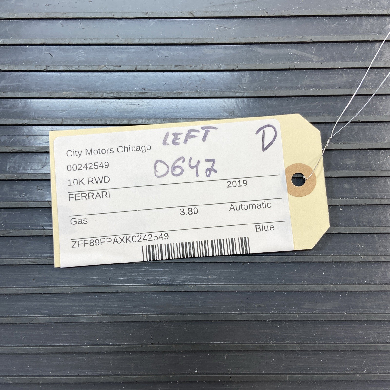 2018-2020 Ferrari Portofino F164 Left Converter Shield Protector 790514 OEM