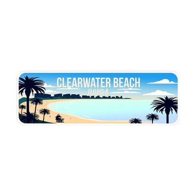 Standard Plus Clearwater Beach, Florida Wall or Door Sign | Famous US Beaches