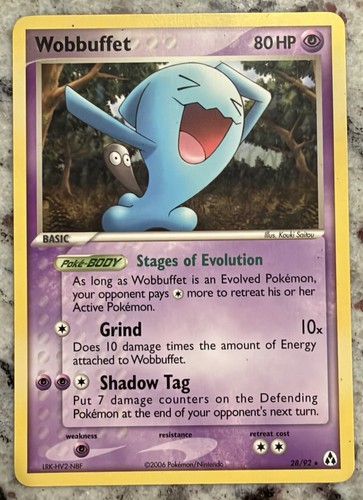 Wobbuffet #28/92 EX Legend Maker Rare Pokemon LP