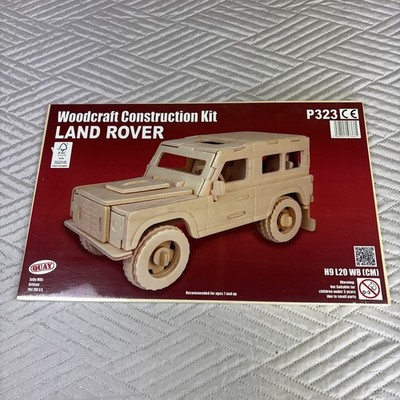 Land Rover Woodcraft Baukasten - Auto 3D Holzmodell Puzzle Kinder Erwachsene