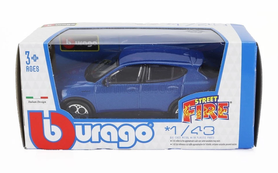 MODELLINO AUTO STATICO BURAGO ALFA ROMEO TONALE 2023 BLU MODELLISMO SCALA 1/43 - Immagine 4 di 4