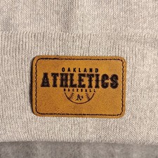 Athletics Leather Rectangle Patch MLB (Patch Only)
