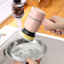 Electric Cleaning Brush Dishwashing Brush Automatic Wireless USB Rechargeable Pr