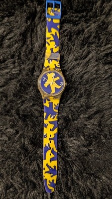 SWATCH Standards,Gent Bestione GJ112 Berliner Bär von 1994,Collection Yallo,Uhr