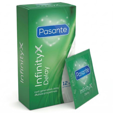 12 Pasante Infinity Delay Kondome Aktverlängernde Präservative TOP !!