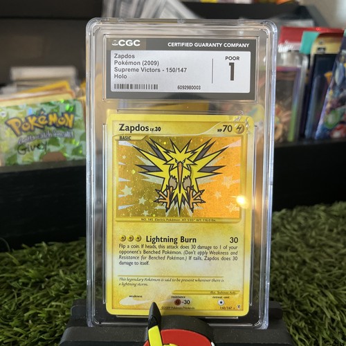 Zapdos graded CGC 1 for sale on eBay