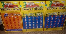 NEW SEALED 3 Vintage Toy Travel Bingo Games by Regal. 2 Cards In Each Pack 6