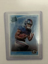 Panini 2018 Donruss Optic Rated Rookie Saquon Barkley #156 Football Card. rookie card picture
