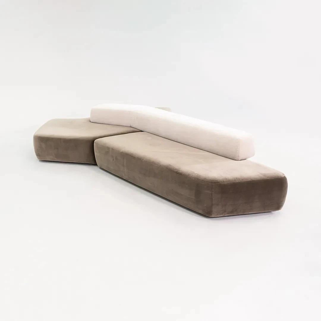 2020s Patricia Urquiola for Moroso Rift Sofa Upholstered in Multi Color Textiles