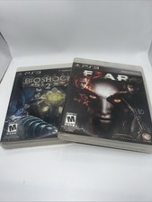 WB Games F.E.A.R. 3 & Bioshock 2 Playatation 3 CIB