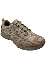 Skechers Virtue Rhinestone Vegan Sneakers Glamour Taupe