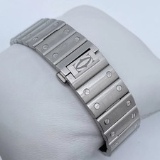 2025 Unworn Cartier WHSA0015 de Santos 39.8mm Steel Hand Wound Skeleton Watch 11