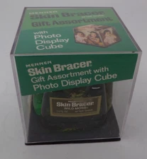Mennen Skin Bracer After Shave Gift Set W/Photo Display Cube-Wild Moss/Dry Lime