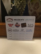 LANDRY'S 4x $25 Gift Cards Physical Cards Fully Loaded 11 Restaurants Free Ship