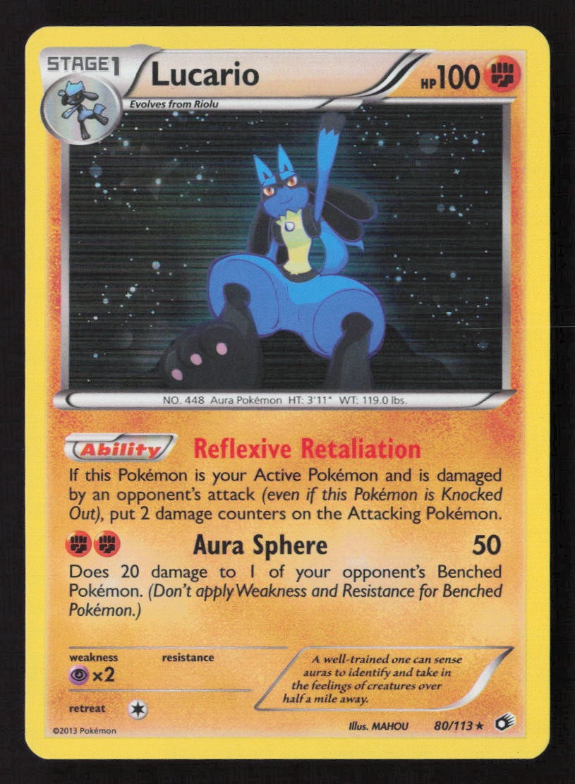 Lucario -  (Cosmos Holo) Promo Miscellaneous Cards & Products 080/113 NM