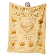 Blanket Gifts - Cozy Hugs Throw Blanket 60x50 Inches, 60"x50" Grandma