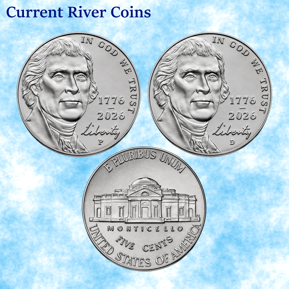 2026-P&D Jefferson 1776~2026 Nickels BU Mint State 2 Coin Set | eBay