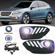 For Honda Crosstour 2013-2015 Led Daytime Running Fog Lights Halo Angel Eye Pair For Honda Crosstour 2013-2015 Led Daytime Running Fog Lights Halo Angel Eye Pair