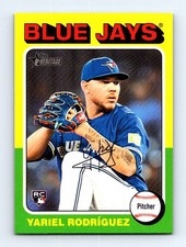 #550 2024 Topps Heritage / Yariel Rodriguez RC Toronto Blue Jays