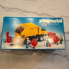 Vintage Playmobil System 3570 Garbage Truck Trash Tools City Service
