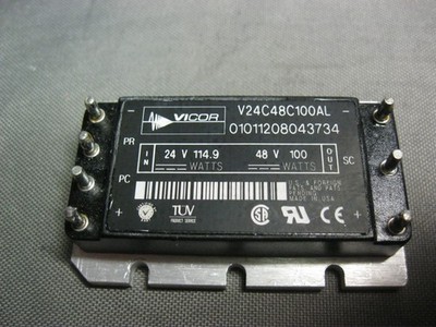 Vicor V24C48C100AL  Micro-Module Power Supply  24VDC/48VDC @ 100W