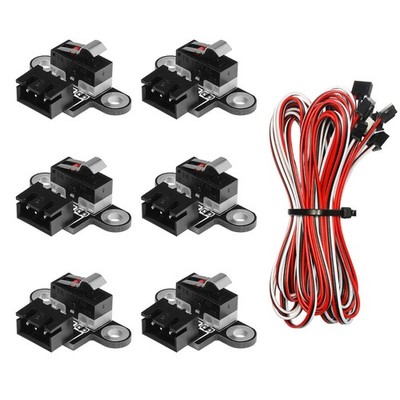 Genmitsu 6PCS Micro Limit Switches with 1M 3 Pin Cable for 3018-PROVer/3018-M...
