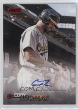 2023 Topps Stadium Club Auto Red Foil 43/50 Cody Thomas #SCBA-CT Auto 0ny1