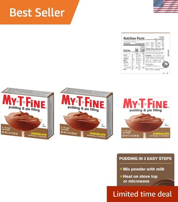 #ad My T Fine Chocolate Pudding amp; Pie Filling Mix 0 Fat 0 Cholesterol Pack of 2 $15.29
