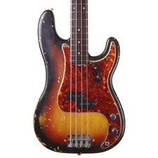 Fender 1963 Precision Bass, Sunburst with Non-Original Hard Case (Pre-Owned)