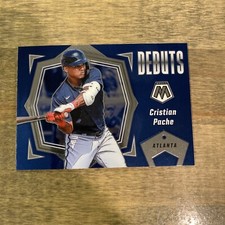 2021 Panini Mosaic Cristian Pache Debuts Baseball Card a12