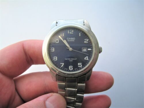 casio quartz watch mens MTP-1266 module 2719 Japan 50m WR 36mm - Picture 8 of 15