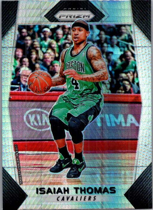 2017-18 Panini Prizm #12 Isaiah Thomas Prizms Hyper