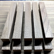 TEN 10 PIECES WALNUT WOODEN PEN BLANKS WOOD LATHE 6" x 3/4" X 3/4"