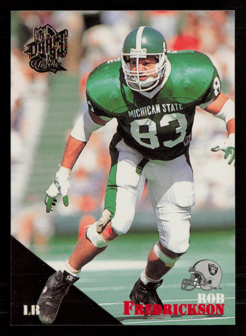 1994 Classic NFL Draft #57 Rob Fredrickson Gold Los Angeles Raiders
