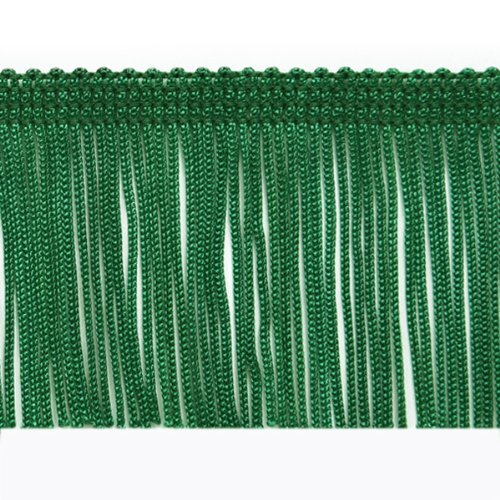 Trims by the Yard 2" Chainette Fringe Trim Emerald 20 yard cut - Picture 1 of 2