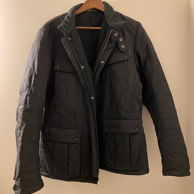 barbour men's shoveler quilted jacket