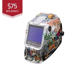 Lincoln Viking 3350 Hot Rodders Auto Darkening Welding Helmet 4C Lens (K4440-4)