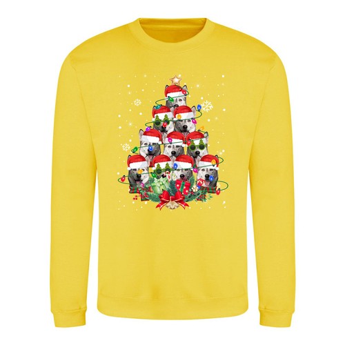 Siberian Husky Dog Gifts Xmas Christmas Jumper Day Adult & Kids Sweatshirt - Picture 11 of 11