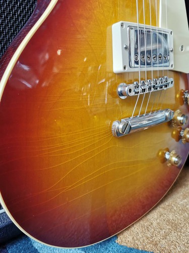 Gibson 1958 Les Paul Standard Murphy Lab Ultra Light Aged 2021 Washed Cherry - Foto 6 di 12